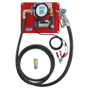 Sada pro čerpání nafty s držákem, průtokoměrem, lamelové čerpadlo s ventilem, 40l/min