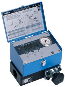 Hydraulický digitální tester WEBTEC DHT04-B, 10-400l/min,  max 420Bar, in G1” out G1”