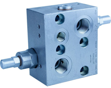 Brzdný ventil VBCDF 1/2” DE OMP-OMR SF, V1-V2-G1/2", SF-G1/4" - s ovládání brzdy