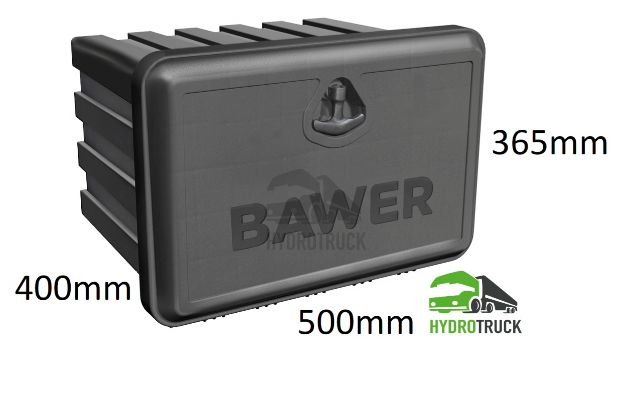 Plastový úložný box s víkem BAWER Easy 500x365x400mm E0 150 00