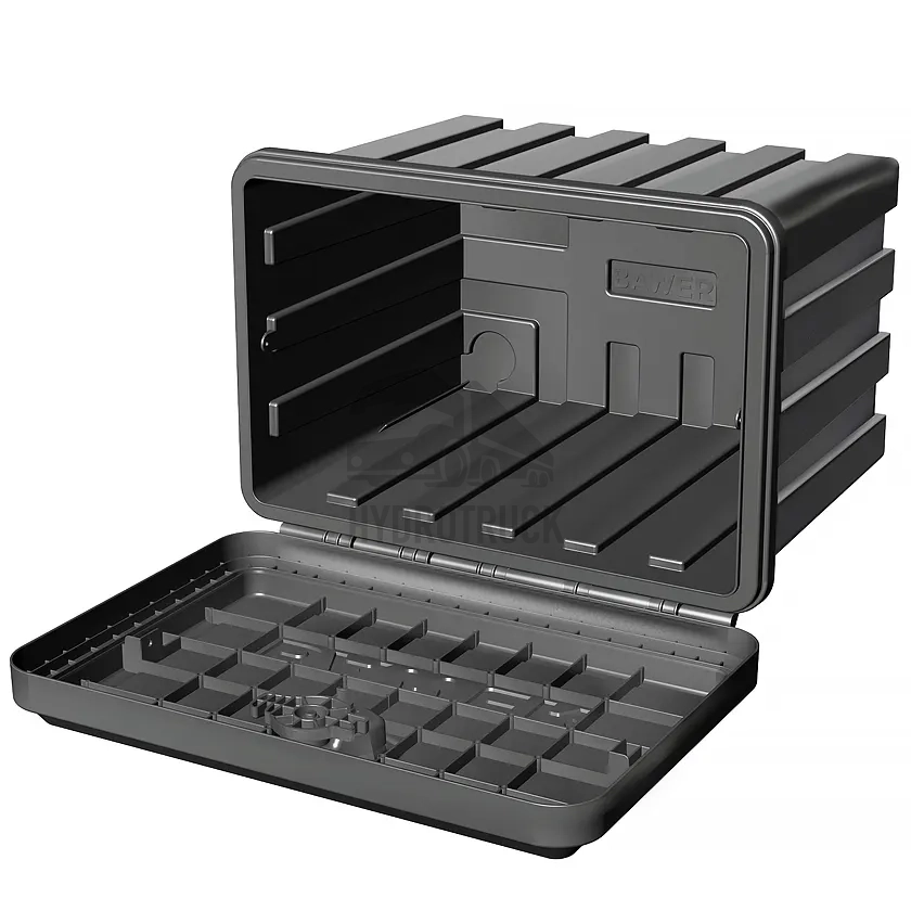 Plastový úložný box s víkem BAWER Easy 500x365x400mm E0 150 00