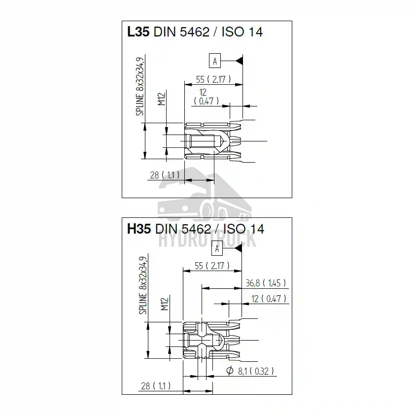 Hydraulické pístové čerpadlo Sunfab SAP-056L-N-DL4-L35-S0S-000 ISO