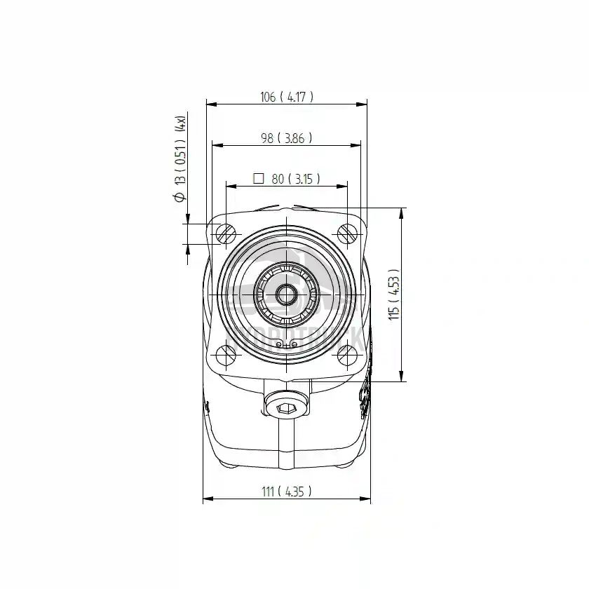 Hydraulické pístové čerpadlo Sunfab SAP-064L-V-DL4-L35-S0S-000 ISO