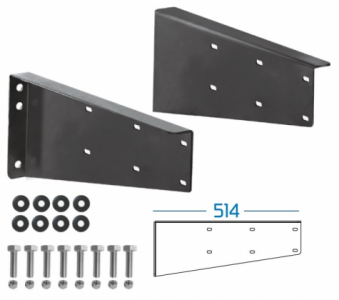 Horizontální držák plastových úložných boxů BAWER 514mm E0 99004