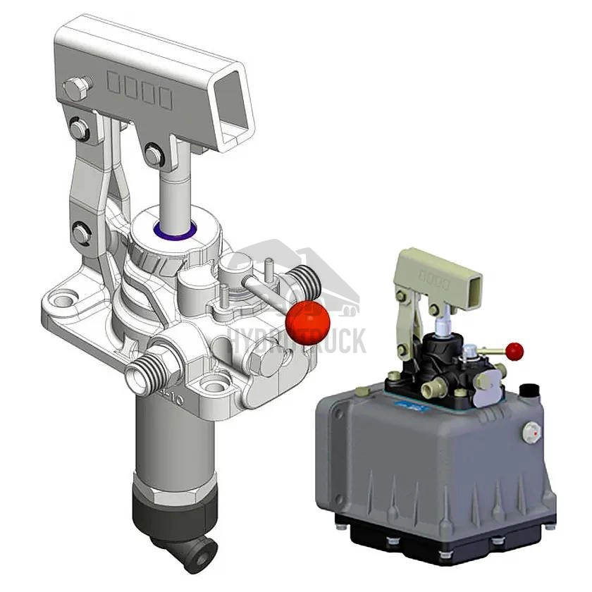 Ruční hydraulická pumpa OMFB FULCRO 12 PMI s rozvaděčem a nádrží 2L 10601600025