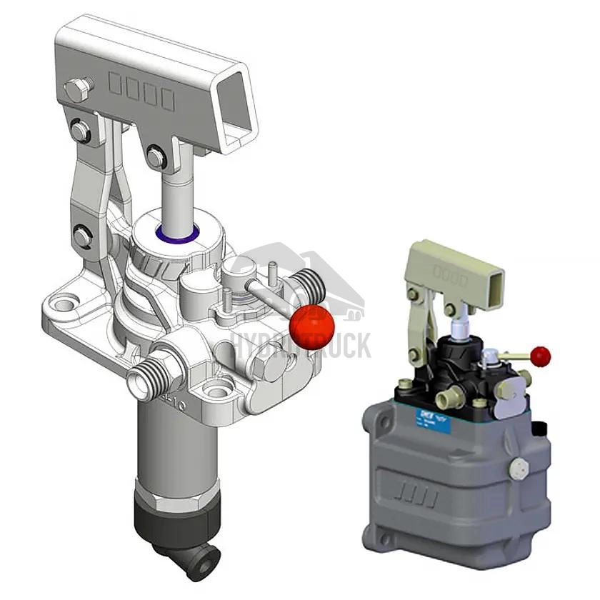 Ruční hydraulická pumpa OMFB FULCRO 25 PMI s rozvaděčem a nádrží 1L 10600500019