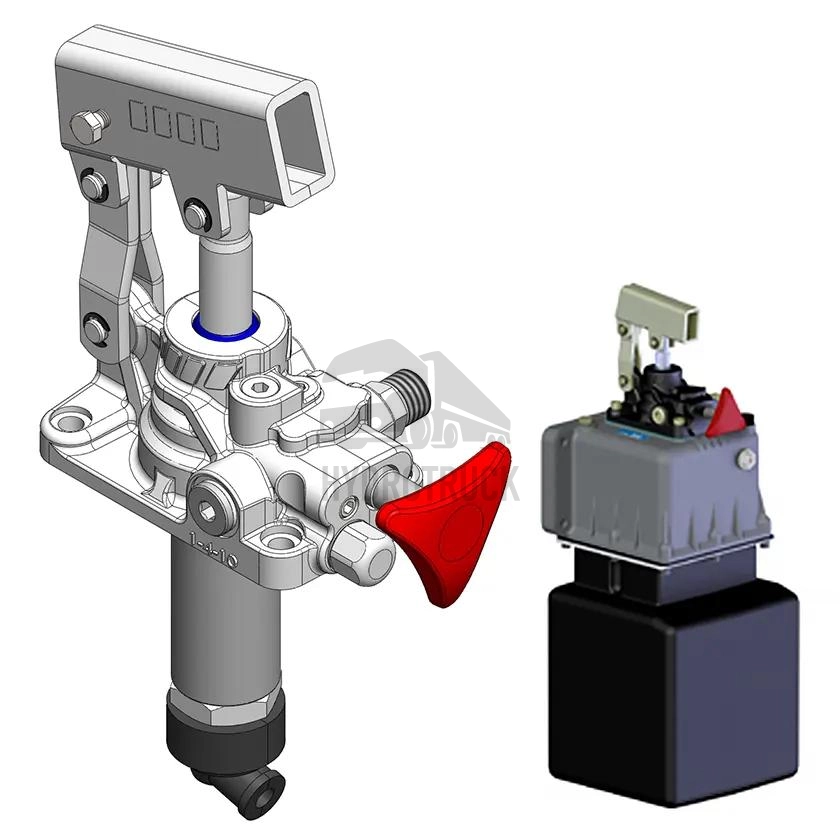 Ruční hydraulická pumpa OMFB FULCRO 45 PMS+VS s pojistným ventilem a nádrží 10L 10600900042