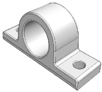 Domek pro nosný třmen hydr.válce pr. 50mm SUP050