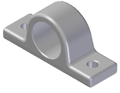 Domek pro nosný třmen hydr.válce pr. 45mm SUP045-I