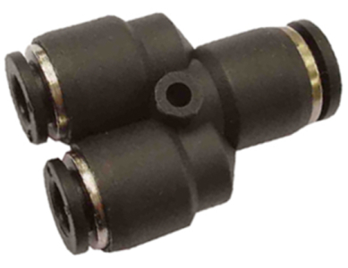 Vzduchová Y-spojka 06-06-06 plastová