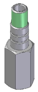 Přívodní šroubení M22x1,5 - G 3/4"F s pádovým ventilem