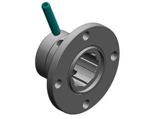 Unašeč kardanu DIN 00 pro čerpadlo ISO 8x32x36