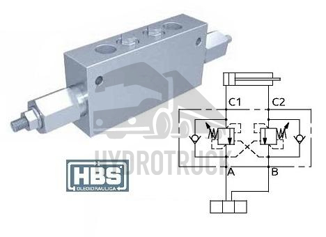Brzdný ventil HBS BR series 3/8" A070300.12.00