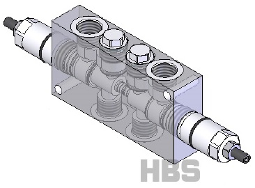Brzdný ventil HBS BRCC series G3/4" B070606.11.00