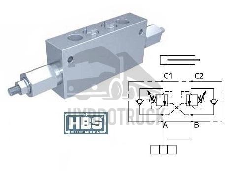 Brzdný ventil HBS BR series 3/8" B070300.12.00