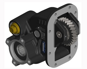 PTO pro ISUZU MZW 6P boční ISO 320Nm