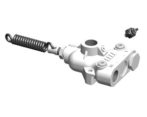Koncový ventil sklápění RUNSTOP 200 mechanicky ovládaný 12103500200