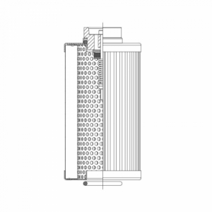 Filtrační vložka pro hydraulické filtry ocel 60µm 11800201301