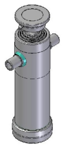 Teleskopický válec sklápění 7t, 1190mm, 4 stupně 46-61-76-91