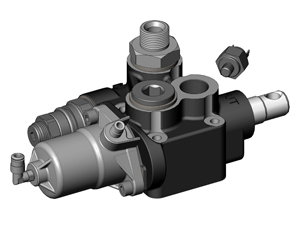 Proporcionální ventil sklápění pneumatický Modular 150CE CARTRIDGE s mechanickým stop,