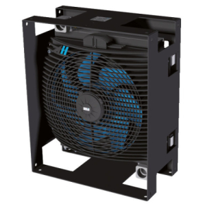 Vzduchový chladič oleje ASA TT16 24V+ Bypass, 0,242kW, ochranný rám s konektory G5/4"
