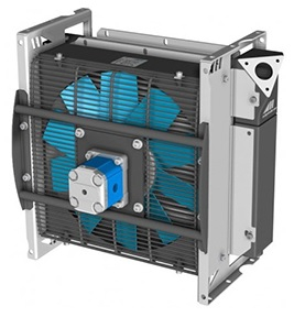 Vzduchový chladič oleje ASA 0367 230/400V (50Hz) 0.75 kW,