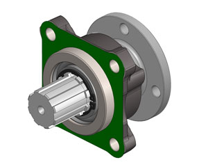 Adapter pro PTO ISO-unašeč DIN 00 FLANGE