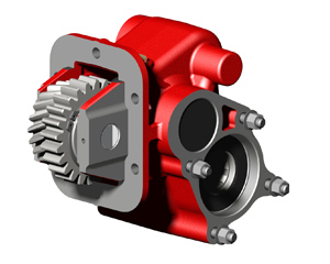 PTO pro IVECO SPR2870.9, boční ISO 235Nm pneumatické