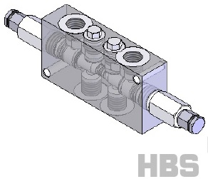 Brzdný ventil HBS 165 series 1/2" A070461.02.00