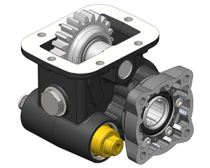 PTO pro EATON 6109/6209/6309/8209/8309/  boční ISO 280Nm, pneumatické