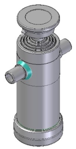 Teleskopický válec sklápění 5t, 1230mm, 5 stupňový 32-46-61-76-91