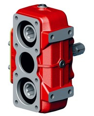 SPLITTER BOX, In M-ASAE/2xISO, 1:1,59, celkem 600Nm