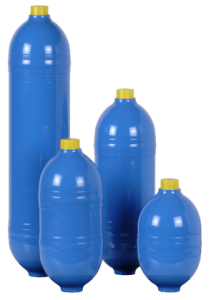 Membránový akumulátor ABVE 10  objem 9,6L (od -20°C do 80°C) max 330Bar, in G2’’