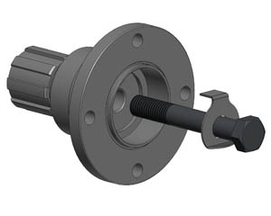 Unašeč kardanu DIN 00 pro PTO v.17/18