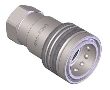 Kuličková rychlospojka Samice, G 3/8" vnitřní závit, BG 2 - ISO 10 PDV1.1010.002