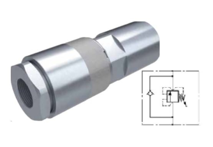 Brzdící ventil, HBS, G3/8", max 40l/min, 500Bar