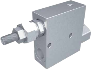 Sekvenční ventil HBS připojovací závity: G 3/8", 40l/min, 350Bar