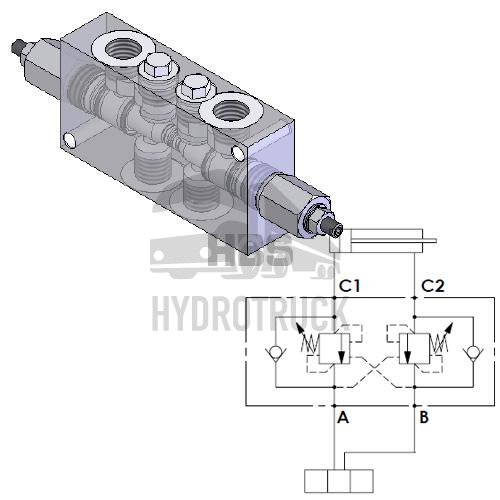 Brzdný ventil HBS BR series G1/2" A070400.12.00