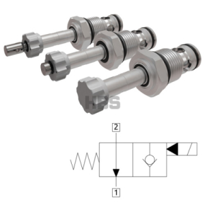 Solenoidový ventil HBS 2/2 cestný, max. 150l/min, 350Bar, bez napětí otevřeno E221120000