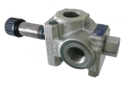 Třícestný ventil VS92 G3/4", max 140l/min, s interní drenáží, otevřený střed