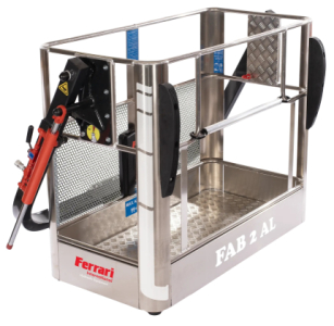 FAB 2 AL hliníkový koš pro 2 osoby, rozměr 1405x705x1150mm