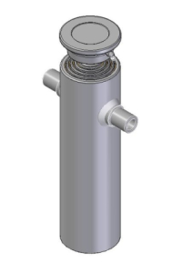 Teleskopický válec sklápění zinkovaný 6t, 1174mm, 4 stupně 45-60-75-90