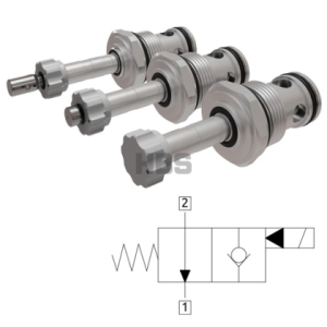 Solenoidový ventil HBS 2/2 cestný, max. 150l/min, 350Bar, bez napětí otevřeno E221160000