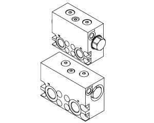Hydraulický proplachovací ventil OMFB pro motory HPM 108-130, l=99mm SAE 5/4"