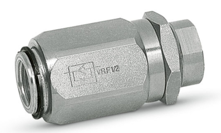 Škrtící ventil jednocestný V0550, VRF 3/8", max 45l/min