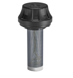 Nalévací hrdlo s odvzdušněním - přímé TAP90 plastové