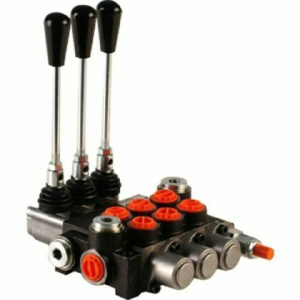 Hydraulický rozvaděč trojsekční 03Z50A ,manuální ovládání, páky,plovoucí poloha na 1 sekci