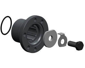 Unašeč kardanu Spicer 1120/JAP 60x35 pro PTO v.15/16 (ISO hřídel 32x36)