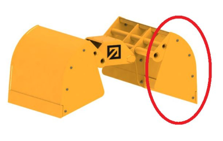 Odnímatelné boční stěny pro drapáky BOTL MR 320-400