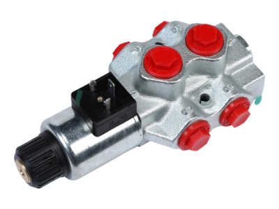 Šesticestný ventil DFE102/6A18ES-Y202-24VDC-CRZ, 6/2, G1/2" otevřený střed